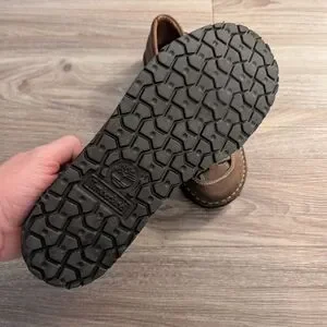 Timberland | Shoes | Timberland Brown Leather Sandals Chunky  display picture 1